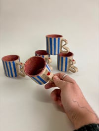 Image 2 of ** MADE TO ORDER ** BABY MUG - Stripe Wiggle