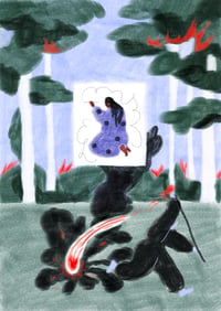 Image 2 of Let's keep drawing - A4 (riso) - PRE-ORDER