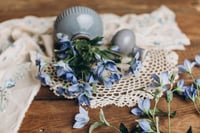 Image 5 of Set with Blue Flowers