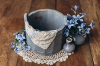 Image 1 of Set with Blue Flowers