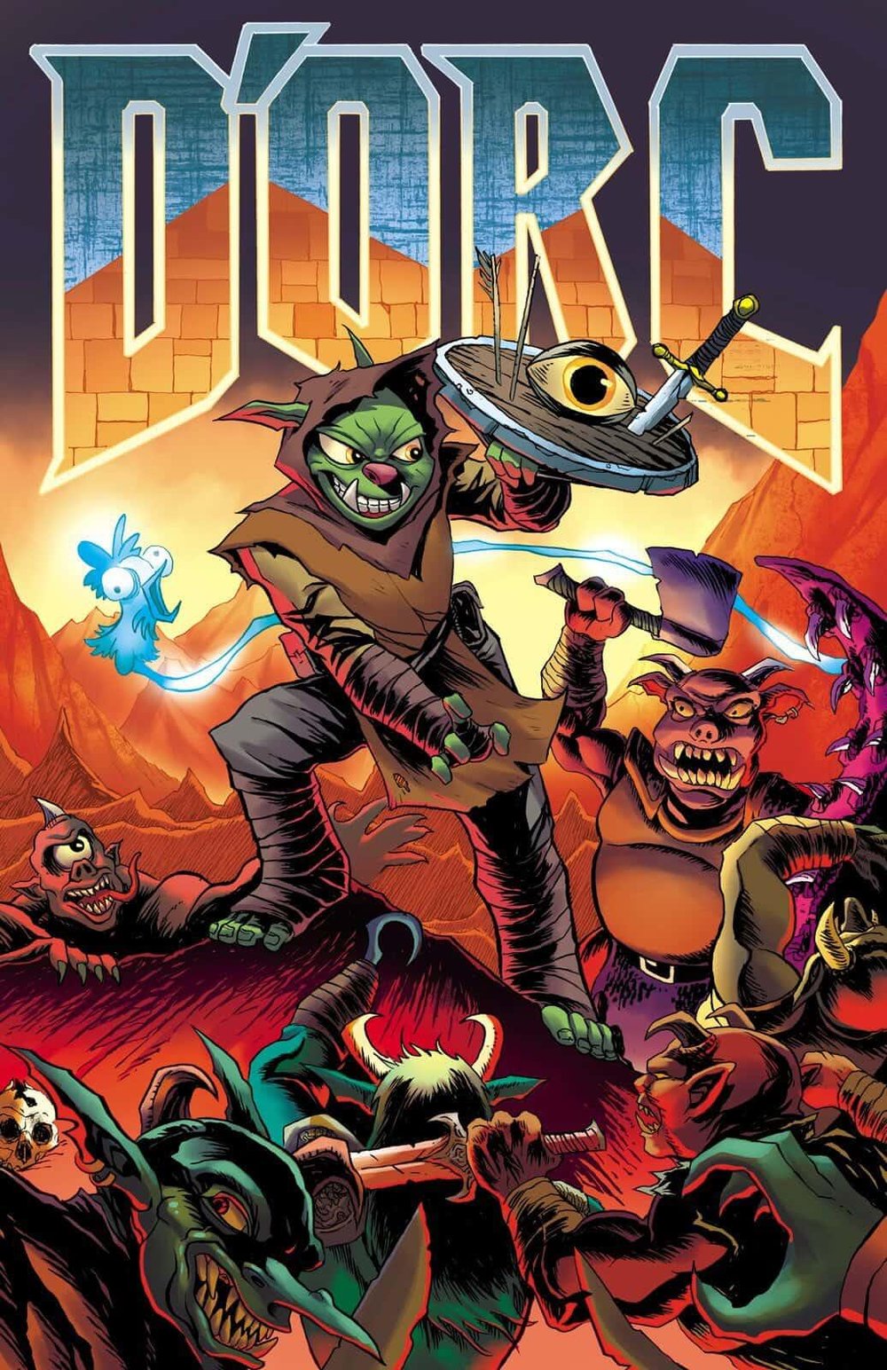 D'ORC #5 (2026) - DOOM HOMAGE - BLACK SABER EXCLUSIVE BY JASON FLOWERS