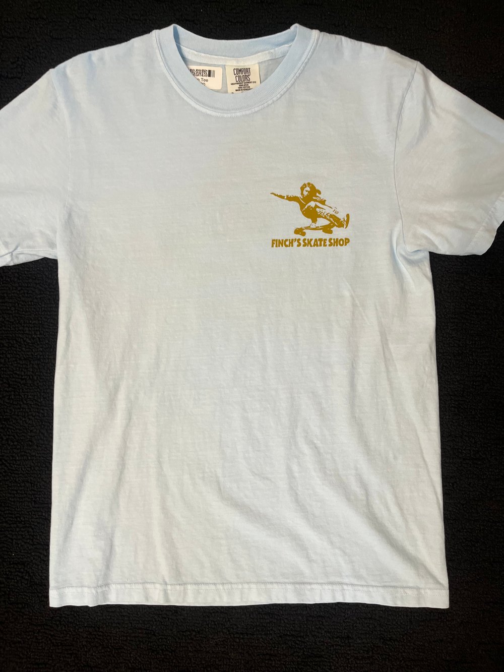 Image of  Finchs Shop Tee Jay Adams Comfort Colors Blue