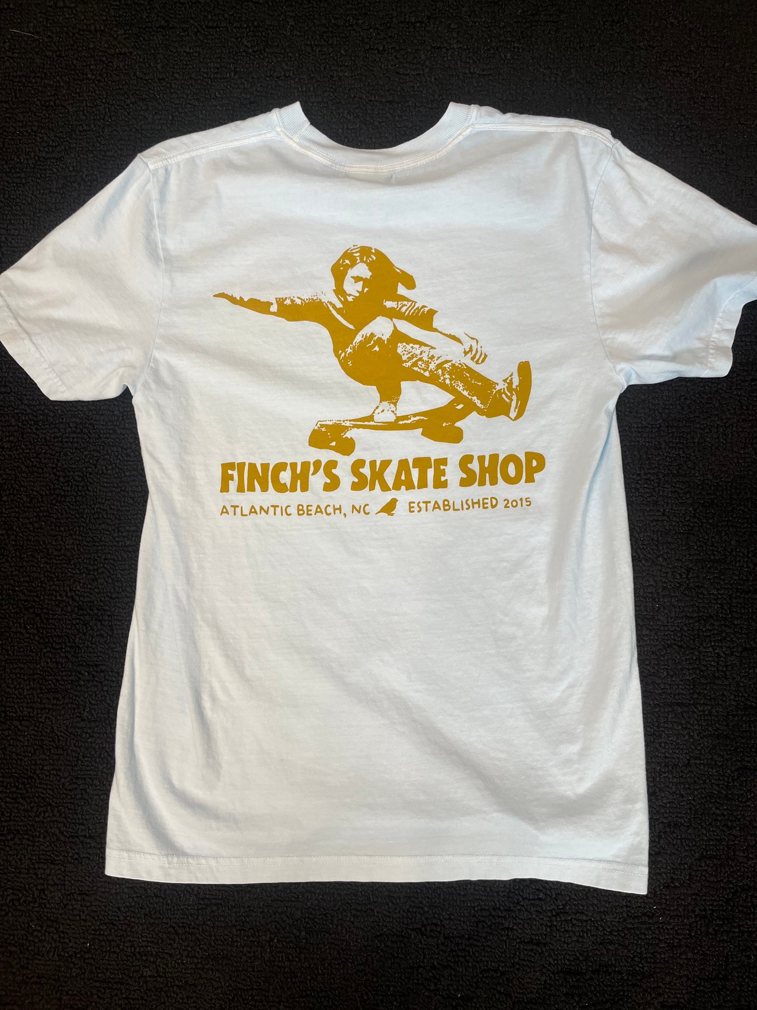 Image of  Finchs Shop Tee Jay Adams Comfort Colors Blue