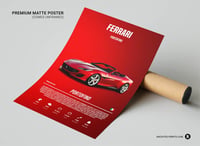 Image 2 of Ferrari Portofino - Sport Car Poster Print