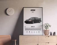 Image 3 of Honda Civic EJ1 - Sport Car Poster Print
