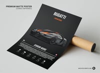 Image 2 of Bugatti Chiron Noire - Sport Car Poster Print