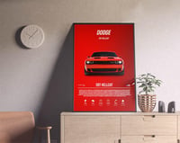 Image 3 of Dodge SRT Hellcat - Sport Car Poster Print