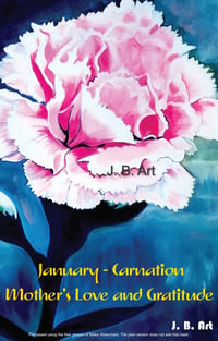 Carnation January Flower - Mother's Love and Gratitude - Size A5 Glossy Card