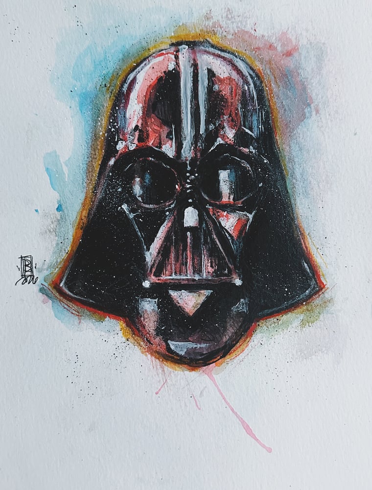 Image of DARTH VADER (ORIGINAL PAINTING)