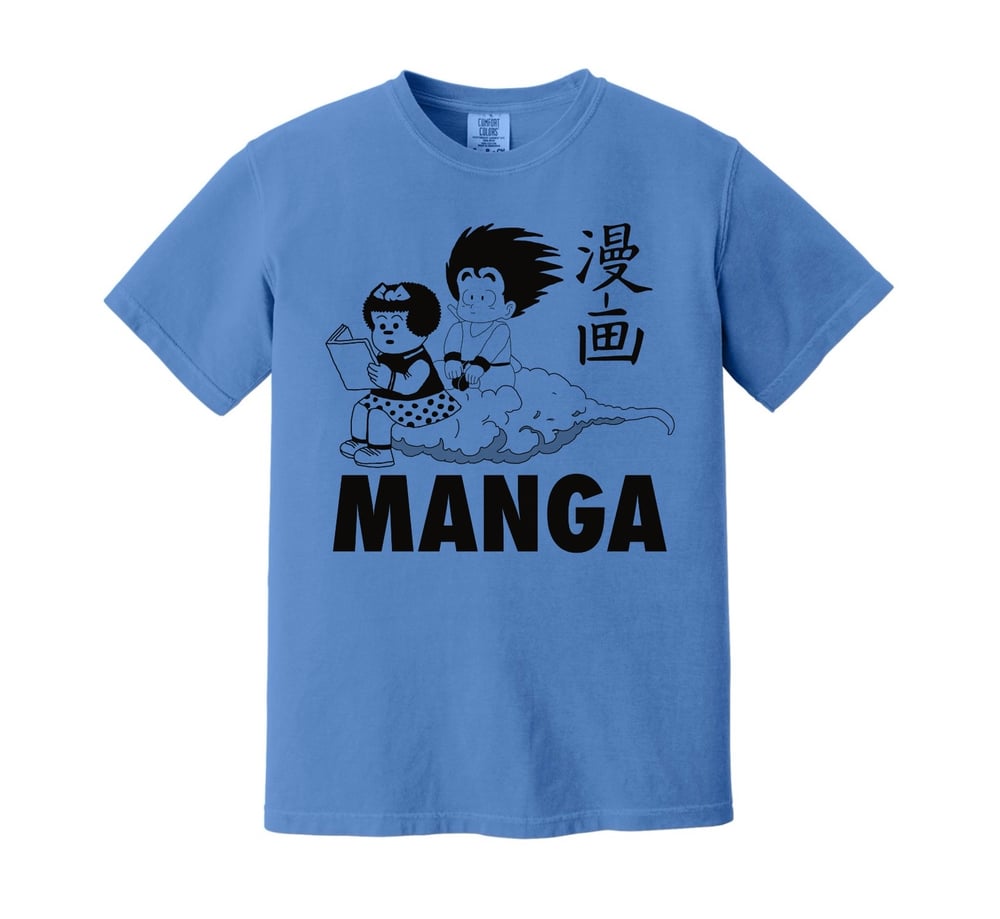 Image of “MANGA” TEE - MYSTIC BLUE (PRE ORDER)