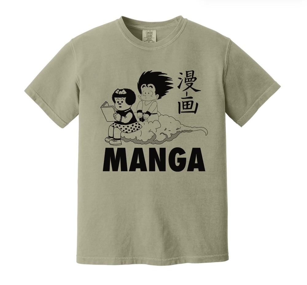 Image of “MANGA” TEE - KHAKI (PRE ORDER)