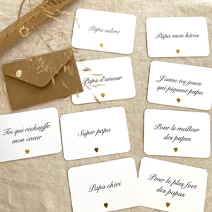 Image of PETITES CARTES maman, papa
