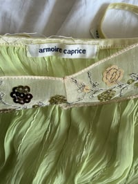 Image 3 of Vintage Y2K green sequin crinkle fairy cami 
