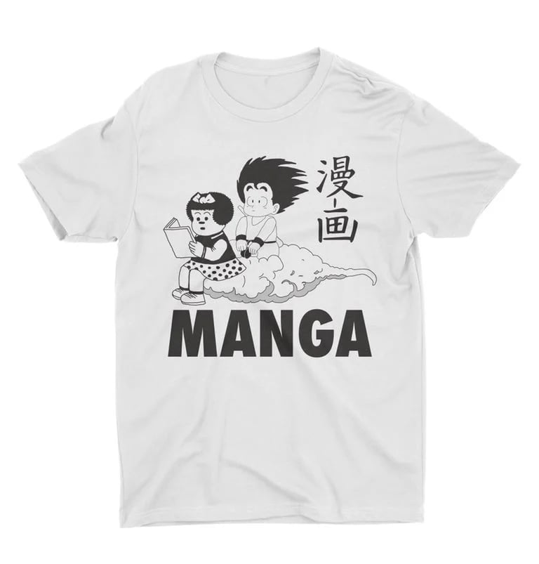 Image of “MANGA” TEE - WHITE (PRE ORDER)