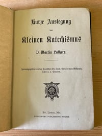Image 2 of Antique 1912 German Martin Luther Book
