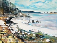  Coastal Stillness - Skeppsviken - Size A5 Glossy card