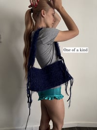 Image 1 of Knit Bag Deep Blue