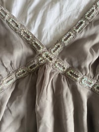 Image 3 of Vintage Y2K silk sequin and beaded cami 
