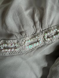 Image 5 of Vintage Y2K silk sequin and beaded cami 