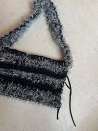 Image 4 of Knit Confetti Bag Silver and Black