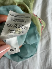 Image 7 of Vintage Y2K green and pink fairy sequin floral cami