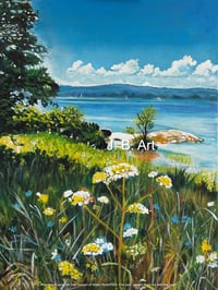 Coastal Bloom - Original 70x50x4cm 