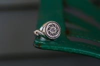 Image 2 of Sapphire Scroll Ring