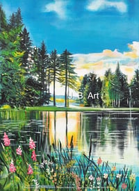   Serenity Evening - Size A5 Glossy Card