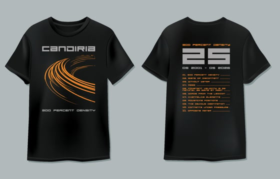 Image of Candiria 300 Percent Density 25th Anniversary T-Shirt (Pre order)
