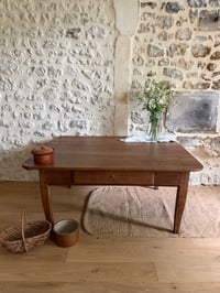 Image 1 of Grande table basse de ferme - meuble brocante 
