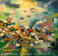 Floral Drift - Canvas Print 60x40cm 