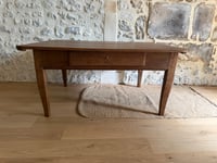 Image 13 of Grande table basse de ferme - meuble brocante 