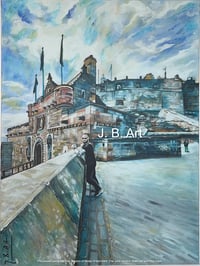  Edinburgh Castle - Size A5 Glossy cards