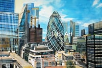  London City 60x40cm Size A5 Glossy cards