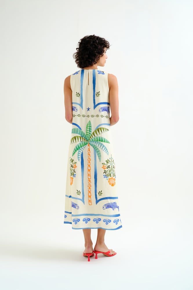 Image of Vestido Palm & Mermaid