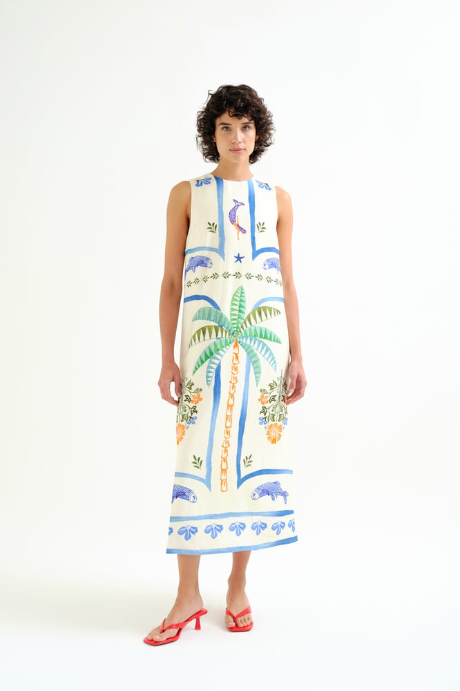 Image of Vestido Palm & Mermaid