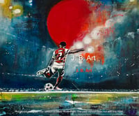 Corner Kicks - Bukayo Saka - 60x40cm canvas print