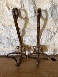 Image 5 of Patères anciennes en metal - Objet décoration ancien 