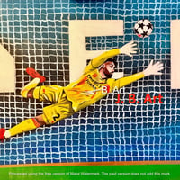 David Raya - 3 times Golden Gloves Winner -Goalkeeper Size A5 Glossy cards