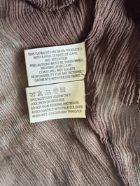 Image 8 of Vintage Y2K chocolate brown silk sequin handkerchief hem top 