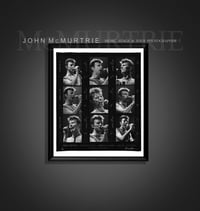 Image 4 of DAVID BOWIE  - PEARL FIBRE B&W INDEX PRINT