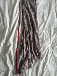 Image 4 of Vintage Y2K purple and white floral handkerchief hem skirt 