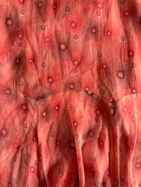 Image 6 of Vintage Y2K orange floral silk mermaid fairy skirt 