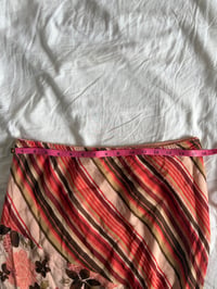 Image 4 of Vintage Y2K floral and pinstripe patchwork fairy skirt 