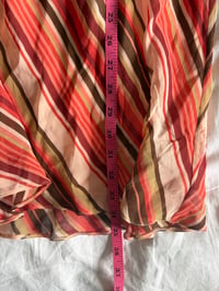Image 6 of Vintage Y2K floral and pinstripe patchwork fairy skirt 