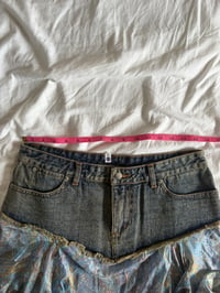 Image 4 of Vintage Y2K Lipsy denim handkerchief hem fairy skirt 