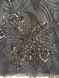 Image 4 of Vintage Y2K black sequin and beaded cami 