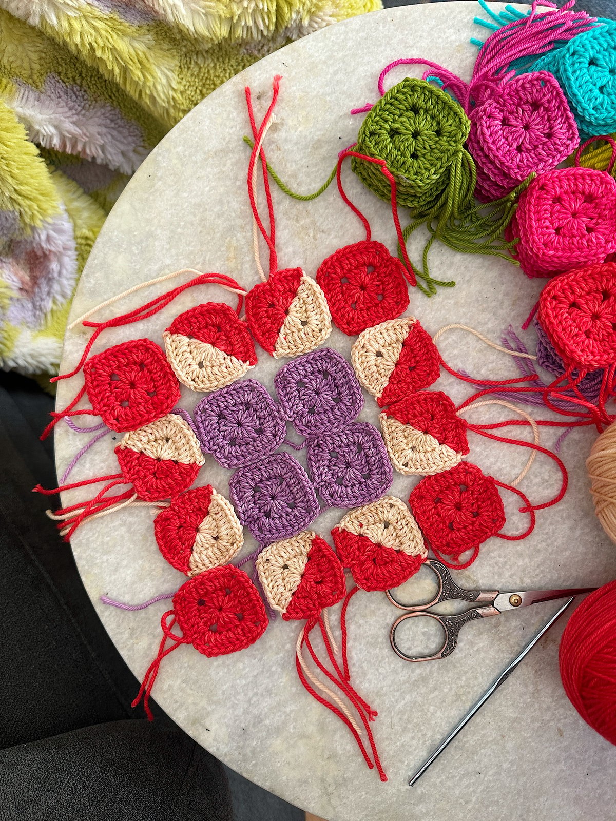 Rainbow Riot blanket starter kit (PREORDER 5-6 WEEKS)