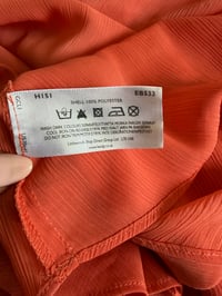 Image 6 of Vintage Y2K Orange sequin halter neck fairy cami with handkerchief hem 