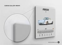 Image 4 of Porsche 911 White - Sport Car Poster Print